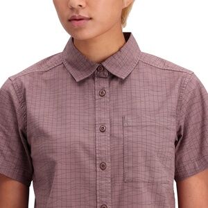 Topo Designs Dirt Desert Short Sleeve Shirt - Women's Peppercorn Terrain Small